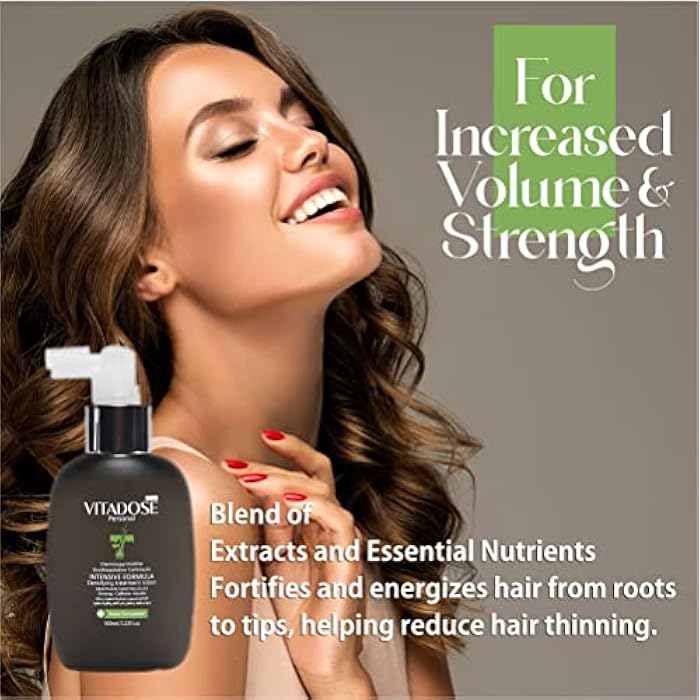 VITADOSE Hair Growth Lotion | For Hair and Scalp | Daily Hair Follicle Booster | Leave In Concentrate - Image 4